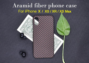 Случай телефона волокна Арамид ультра тонкого штейнового стиля реальный на иФоне кс
