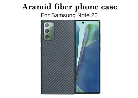 Пуленепробиваемый материальный случай телефона волокна углерода Aramid на примечание 20 Samsung ультра