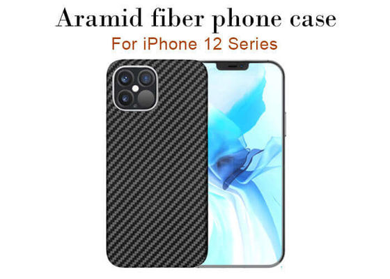 Случай волокна углерода iPhone противоударного случая iPhone 12 волокна Aramid новый