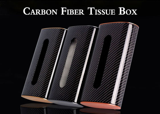 коррозионностойкая лоснистая коробка салфетки волокна углерода 3K