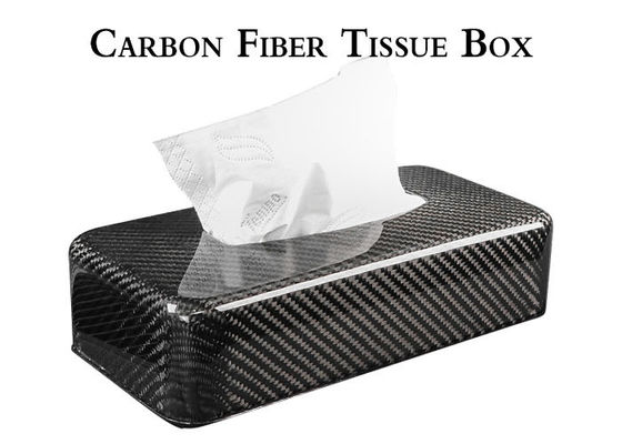 Противоударная лоснистая коробка ткани волокна углерода 3K