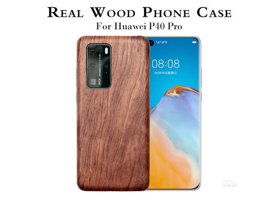 Случай телефона Huawei P40 облегченной царапины устойчивый Pro деревянный