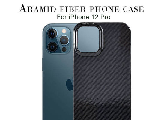 Половинные случай телефона Кевлара волокна Aramid ранга iPhone 12 дизайна крышки Pro военный