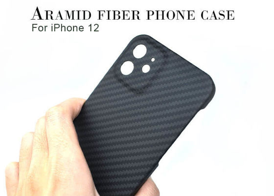 Случай Кевлара штейнового случая телефона волокна углерода случая iPhone 12 Aramid финиша противоударного мобильный