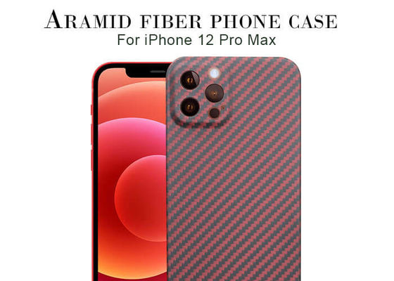 Случаи мобильного телефона волокна Aramid случая волокна углерода в случай телефона Кевлара iPhone 12 Pro максимальный