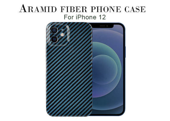 Лоснистые случай сотового телефона волокна Aramid отпечатка пальцев iPhone 12 финиша анти-