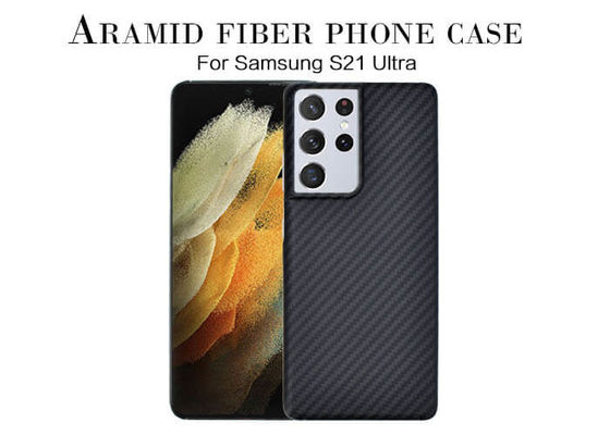 Ультра тонкая предусматрива волокна Samsung S21 ультра Aramid с текстурой 3D
