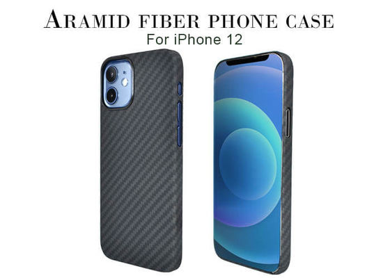 Облегченный полный случай телефона волокна Aramid защиты на iPhone 12 мини