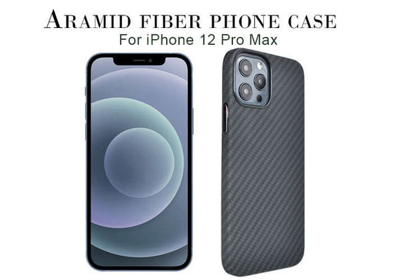 волокна Aramid iPhone 12 случай предохранения от Pro максимального полный с дизайном кратера