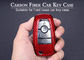 Облегченная автоматическая крышка ключа автомобиля волокна углерода Форда защиты