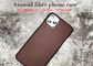 Случай телефона волокна Кевлара Aramid финиша анти- отпечатка пальцев красный штейновый на iPhone 11