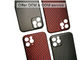 Облегченные штейновые случай телефона волокна углерода случая Aramid iPhone 11 финиша Pro максимальный