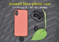 Случай телефона волокна Арамид оранжевого цвета реальный на иФоне кс, защитный случай