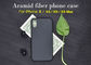 Поцарапайте случай телефона волокна Арамид устойчивого простого стиля реальный на иФоне кс