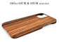 случай телефона защитной грязи iPhone 12 устойчивый реальный деревянный