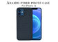 Супер тонкий красивый голубой случай iPhone волокна Aramid на iPhone 12 Pro Макс