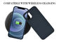 Случай волокна углерода Aramid iPhone 12 царапины устойчивый штейновый поверхностный голубой