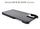 Лоснистый поверхностный черный случай iPhone волокна Aramid углерода на iPhone 12 Pro Макс